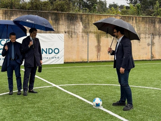 Inaugurati i nuovi campi sportivi e l’auditorium scolastico al servizio degli istituti IISS Ettore Majorana, IISS Leonardo Da Vinci e del Liceo Tito Livio